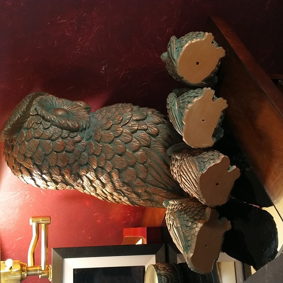 Barbara King 5 Piece Momma Owl & 4 Owlets Collection - Indoor/Outdoor - Picture 5 of 15